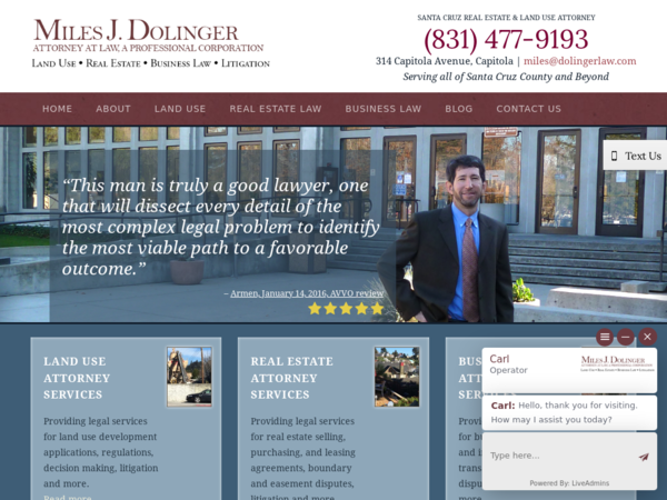 Miles J. Dolinger, Attorney at Law