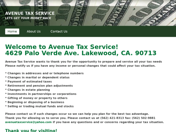 Avenue Tax Service