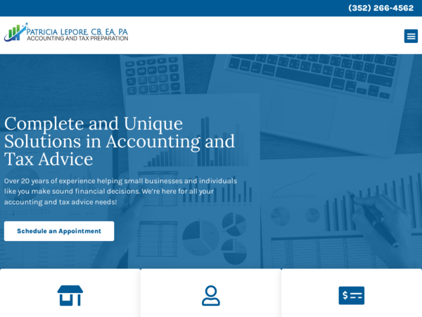 Patricia Lepore, CB, EA, PA Accounting and Tax Preparation