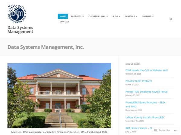 Data Systems Management