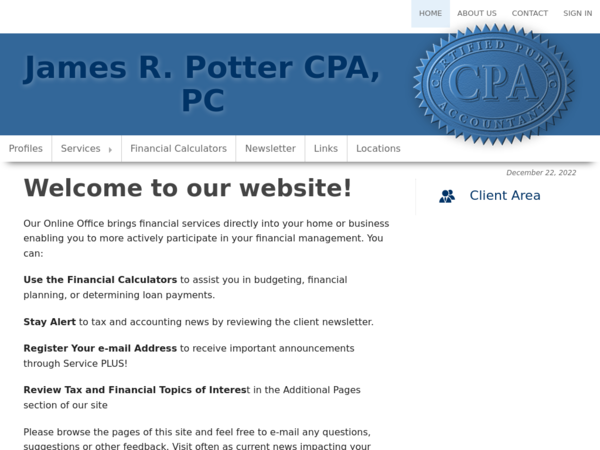 James R. Potter CPA