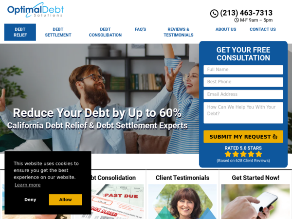 Optimal Debt Relief | Debt Consolidation Company