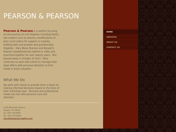 Pearson & Pearson