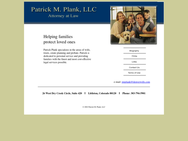 Patrick M Plank