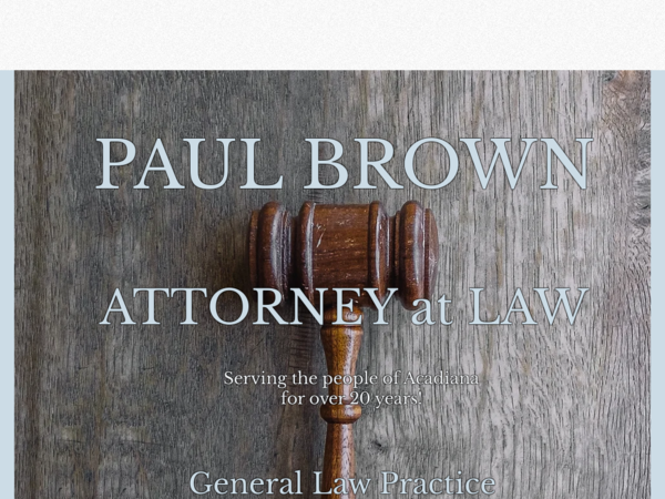Paul E. Brown, Attorney at Law
