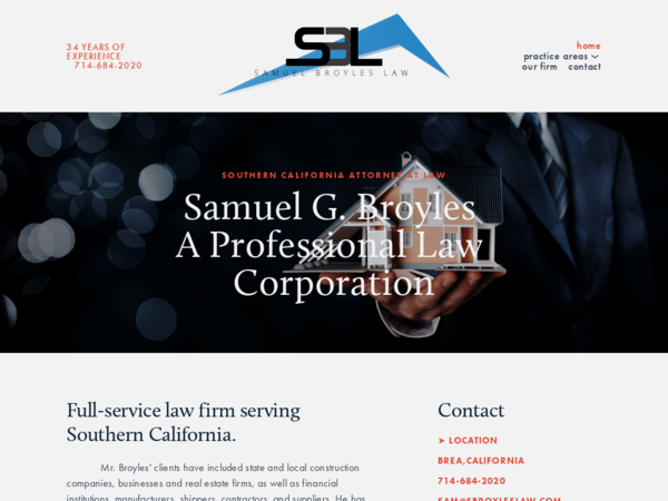 The Law Offices of Sam G. Broyles A Professional Law Corporation