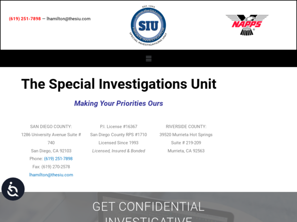 The Special Investigations Unit