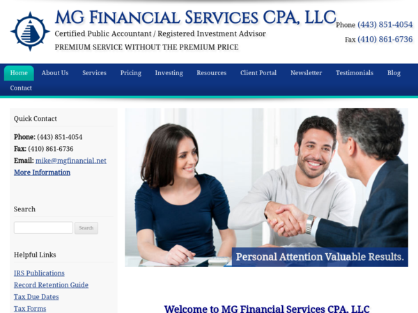 MG Financial Services, CPA