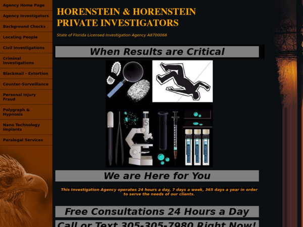 Horenstein & Horenstein Private Investigators