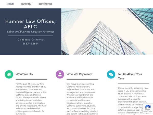 Hamner Law Offices. Legal Corporation