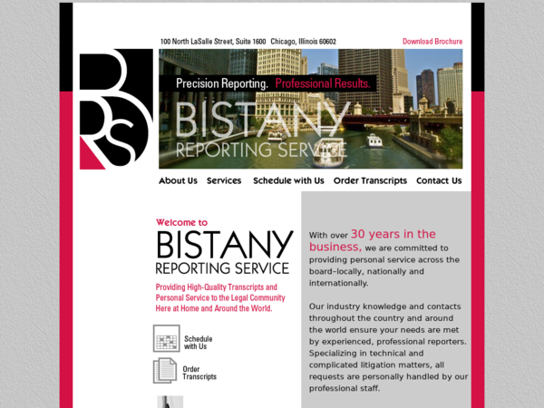 Bistany Reporting Service