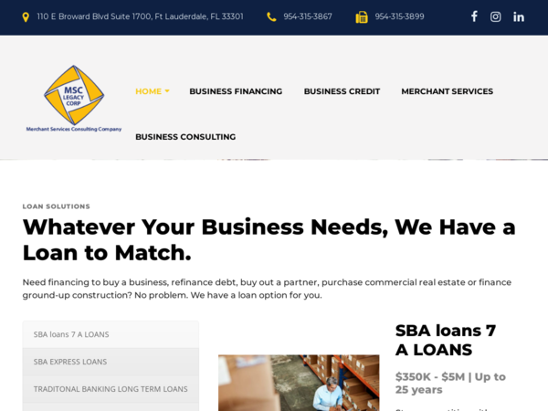 MSC Legacy Corporation