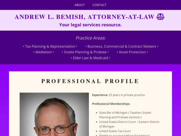 Andrew L. Bemish, Attorney-at-Law