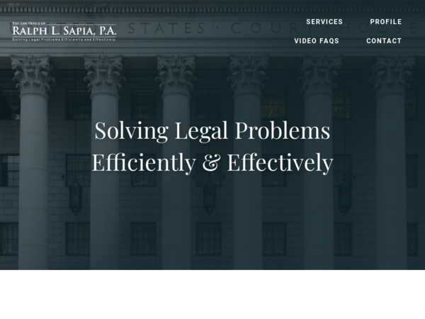 The Law Office of Ralph L. Sapia.