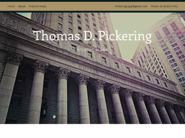 Thomas D. Pickering, Attorney at Law