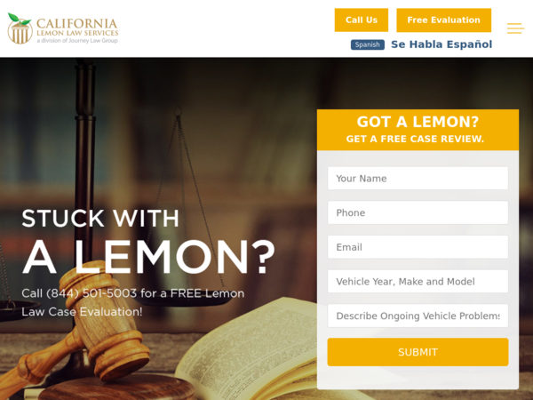 California Lemon Law Services a Division of Journey Law Group