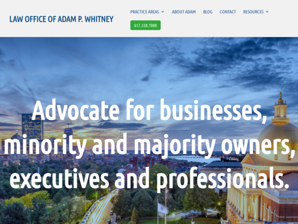 Law Office of Adam P. Whitney Law