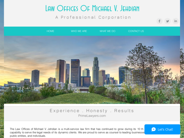 Law Offices of Michael V. Jehdian, A Professional Corporation