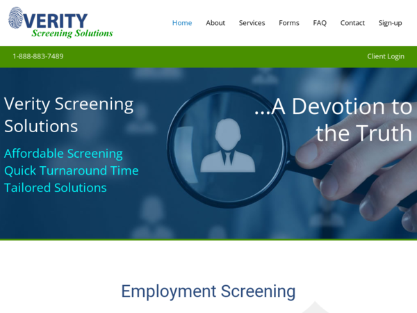 Verity Screening Solutions